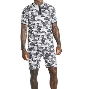 Men's Sports Casual Set Solid Color Round Neck <b>T</b>-<b>Shirt</b> and Shorts 2-Piece Fashion Men's Summer Set - Product Image 1