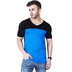 T-shirts à col rond en coton 100% personnalisés pour hommes, longueur longue, impression numérique pour garçons - Product Image 1