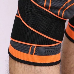 Rodillera de compresión elástica transpirable con soporte para gimnasio, entrenamiento, correr, levantamiento de pesas, baloncesto, protector de articulaciones - Product Image 5