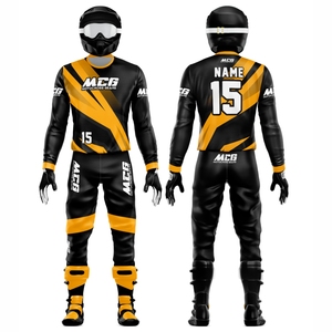 Wholesale Factory Direct Top Trending Flou Color Sublimation Printing Breathable Fabric Motocross MTB Dirt Bike Racing Uniforms - Product Image 1