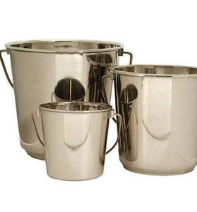 MIINOX MW-PSB Stainless Steel Water <b>Bucket</b> 6-10L Capacity Eco-Friendly Home & Kitchen Utility <b>Bucket</b> for Export - Product Image 1