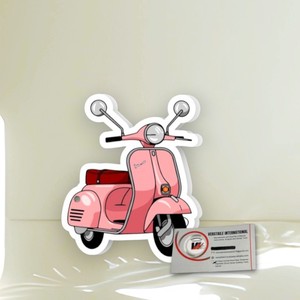 Paleta de Acrílico Magnética Personalizada de Alta Calidad con Diseño de Scooter Azul, Mariposa, Corazón, Flor y Cuadrado para Artistas de Extensión de Pestañas - Product Image 5