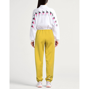 Pantalones de gimnasio informales de alta calidad al por mayor, chándales deportivos con estampado de flocado, pantalones de chándal de algodón 100% con logotipo personalizado - Product Image 3