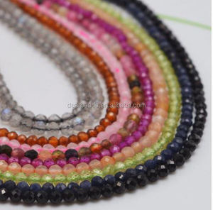 Wholesale Hot Selling Stunning Natural Cut Faceted <b>Red</b> Copper Rutilated Quartz Stone <b>Beads</b> Loose for DIY Jewelry Making - Product Image 5