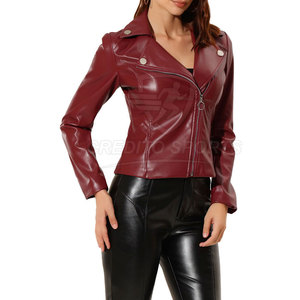 <b>Cheap</b> Price Women Leather <b>Jackets</b> New Arrival Women Leather <b>Jackets</b> <b>Winter</b> Customized Color Leather <b>Jacket</b> - Product Image 4