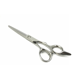 Ciseaux professionnels pour la coupe des cheveux, en acier inoxydable, à pointe arrondie, manche long, pour droitiers, ciseaux de coiffure pour salon, ciseaux de barbier - Product Image 3