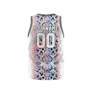 Camiseta de Baloncesto de Alto Rendimiento, Personalizada, Ligera, Transpirable, de Malla, para Entrenamiento, Partido, Diseño de Camiseta de Equipo - Product Image 3