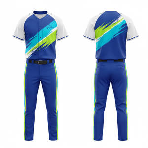 Uniforme de baseball léger personnalisé avec logo, grande taille, prix abordable pour hommes - Product Image 1