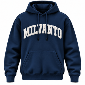 Yellow Custom Applique <b>Pullover</b> <b>Men</b> Hoodie Premium 450 GSM 100% Cotton Fleece Regular Fit Unisex Embroidered Hoodie - Product Image 5