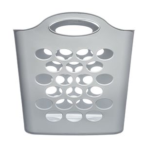 Arctic White &lt;b&gt;Flexible&lt;/b&gt; Plastic &lt;b&gt;Laundry&lt;/b&gt; &lt;b&gt;Basket&lt;/b&gt; 6 Pack - Product Image 3
