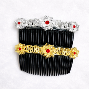 MOLL JEWELLERS - Joyería Vintage Chapada en Oro, Aleación Hecha a Mano, Ecológica, Impermeable, Elegante, con Brillantina, Mini Animales, Borlas y Flores - Product Image 1