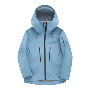 Veste matelassée sportive imperméable à capuche pour homme, noire, en polyester, fermeture éclair, vêtement d'hiver, coupe classique - Product Image 6