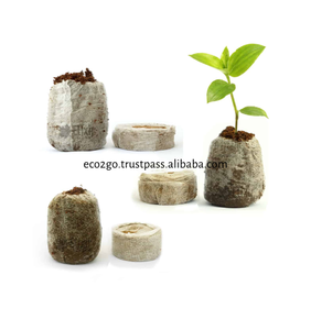 Solution pour jardin Coco Coir Grow Pellet / Coco Coir Plug pour la germination des graines en matériau 100% naturel par Eco2go Vietnam - Product Image 6