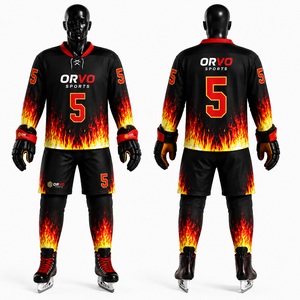 Uniformes d'équipe de hockey sur glace personnalisés en gros, maillots sublimés, vêtements de sport de hockey, fabricant d'ensembles de maillots de hockey personnalisés OEM - Product Image 1