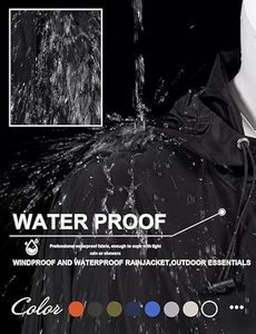 Wholesale Designer <b>Men</b> <b>Long</b> Winter Outdoor Windbreaker <b>Jacket</b> Stand Collar Vintage Style Lightweight Windproof Waterproof Hooded - Product Image 2