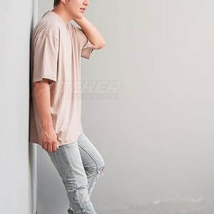 Camiseta Extra Grande para Hombre, Corte Holgado y Relajado, a la Moda, Suave, Transpirable, Cómoda, Ropa Casual - Product Image 5