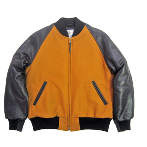 Veste universitaire noire pour homme avec blocs de couleur, manches en cuir PU bleu, boutons-pression, style baseball, veste de sport automne, vêtement d'extérieur tendance - Product Image 6