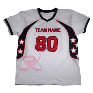 Camisetas de Fútbol Americano Personalizadas al por Mayor para Hombre, Ropa Deportiva de Poliéster de Alta Calidad, Corta, Transpirable, con Protección Solar UPF 50 y Absorción de Humedad - Product Image 6