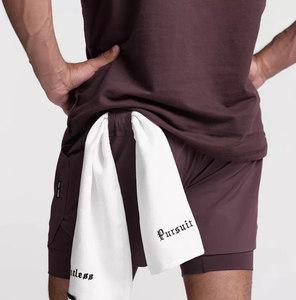 Men's White Quick Dry Sport Shorts <b>Mid</b> Waist Drawstring Pockets Bermuda Style Knitted Polyester - Product Image 6