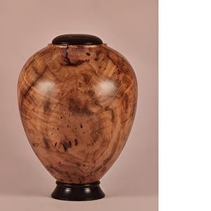 Handmade Wooden Cremation Urn Polished Natural Wood <b>Memorial</b> Jar Custom Keepsake Crematory Urn for Adult Ashes - Product Image 4