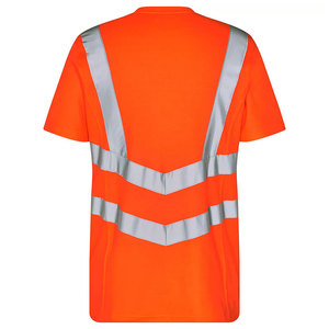 เสื้อยืดนิรภัยแบบสะท้อนแสงสำหรับงานก่อสร้าง แขนสั้น OEM คุณภาพสูง มองเห็นได้ชัดเจน - Product Image 4
