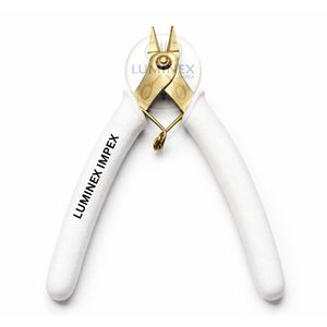 Premium Gold White Needle Nose Pliers 5 Inch Stainless Steel High Quality Jewelry Making Tool <b>Silver</b> <b>Wire</b> Drawing DIY - Product Image 5
