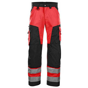 Pantalon de travail OEM pour hommes 100% coton, avec bandes réfléchissantes pour la sécurité, idéal pour l'exploitation minière - Product Image 5