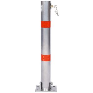 Dissuasore di parcheggio grigio con serratura Garage per la casa con decorazioni per la strada per la protezione dei posti auto per la barriera per il parcheggio sicuro - Product Image 1