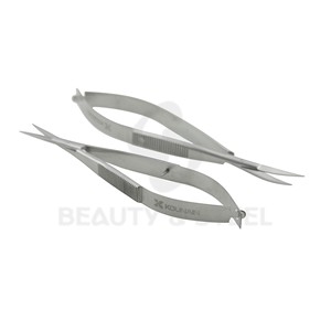 Ciseaux à cuticules professionnels à ressort avec pointes ultra-fines et corps en acier inoxydable pour des soins de précision - Product Image 5