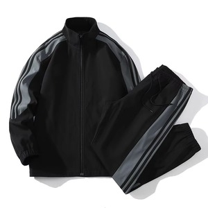 Ensemble deux pièces en molleton épais délavé vintage pour femme avec logo personnalisé, sweat à capuche zippé et pantalon de survêtement respirant coupe ample - Product Image 3