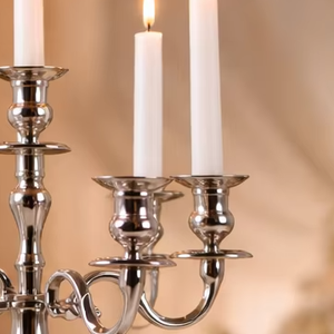 Centres de table de mariage en gros, bougeoirs dorés en gros, fournisseur de décorations événementielles, fournisseur de décorations de mariage - Product Image 4