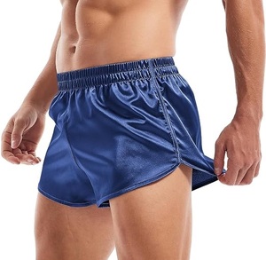Shorts en soie unis pour l'été, pour l'entraînement, le sport, la gym, le yoga, décontractés, pour l'extérieur, sur mesure, en soie, pour le sommeil et la nuit - Product Image 6