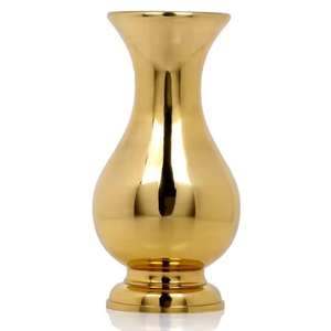 Vase en métal élégant et haut de gamme, conçu pour la décoration intérieure contemporaine et une présentation florale raffinée - Product Image 1