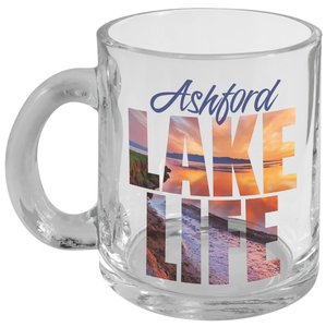 Taza de Café Personalizada, Taza de Café con Impresión Personalizada, Taza de Café con Logotipo Personalizado, Taza de Café de Vidrio Impresa, Taza de Café Esmerilada - Product Image 1