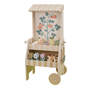 Puesto de Mercado de Muebles Infantiles para Juego de Imitación, Tienda de Mercado para Niños, Puesto de Venta de Madera, Tienda de Comestibles de Juguete, Venta al por Mayor - Product Image 1