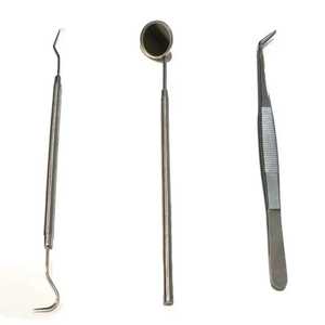 Juego de 3 piezas de instrumentos de diagnóstico dental, kit manual de examen de precisión, herramienta de calidad inigualable para el cuidado bucal, herramienta de limpieza dental. - Product Image 2