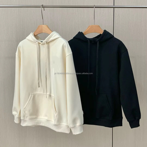 เสื้อผ้าผู้ชาย ฤดูใบไม้ร่วงและฤดูหนาว เสื้อฮู้ดผ้าฝ้ายแบบกำหนดเอง อุ่นสบาย สำหรับคู่รัก ขายดี มีตัวอย่างฟรี โรงงานขายส่ง รับทำโลโก้ - Product Image 1