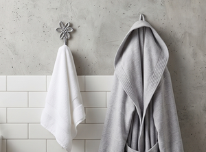 Elegant Silver Metal Flower Wall <b>Hooks</b> Perfect <b>For</b> Bathroom Kitchen Bedroom Clothing Hangers And Stylish Home Organization - Product Image 6