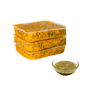 Vietnam Manufacturer Supply Competitive Price Frozen Passion Fruit Without <b>Seeds</b> <b>Packed</b> in Various Size Bag - Product Image 1