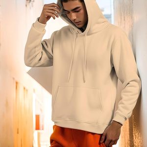 Sweat à capuche en polaire pour homme, vêtement de sport d'extérieur, pull thermique pour la randonnée, la course à pied, l'entraînement et les activités d'aventure - Product Image 1