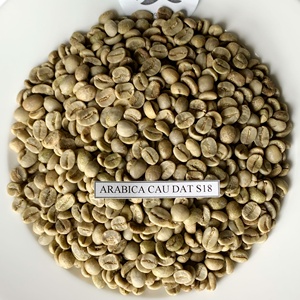 Fabricant de haute qualité certifié ISO/HACCP/BRC, sacs de 60 kg en PP, grains de café vert ARABICA semi-lavés, origine Son La, Vietnam - Product Image 1