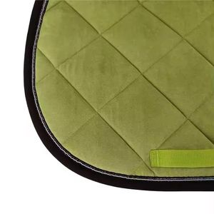 Nouvel arrivage : Tapis de selle de dressage sportif pour l'équitation avec bordure triple passepoilée, tapis de selle de dressage équestre aux couleurs personnalisées - Product Image 4