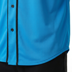 Nueva Camiseta de Béisbol Transpirable y Duradera, Ligera, con Botones Delanteros, Precio Económico, Ropa Deportiva, Camiseta de Béisbol de Poliéster, Servicio OEM - Product Image 6