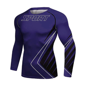 Custom Sailing Training Nylon Jersey Rash Guard With Lightweight Raglan Sleeves And Custom Pattern Long Sleeve <b>Compression</b> <b>Shirt</b> - Product Image 3