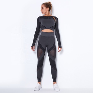 Vêtements de sport pour femmes, ensemble de running et de fitness, tenue de sport pour femmes - Product Image 5