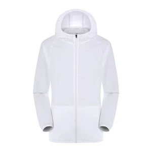 Veste imperméable coupe-vent en polyester personnalisée, veste de pluie d'extérieur, veste à capuche pour homme - Product Image 4