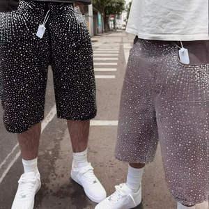 Pantalones Cortos de Felpa Francesa para Hombre, de Algodón Vintage, con Estampado de Serigrafía de Alta Calidad, Lavado Ácido, Fabricante Personalizado - Product Image 1