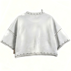 Camiseta Corta con Gráficos Lavados Personalizados Glory, Nuevo Estilo de Moda, Mangas Cortas, Tela Ecológica, Camiseta con Pedrería para Unisex - Product Image 2