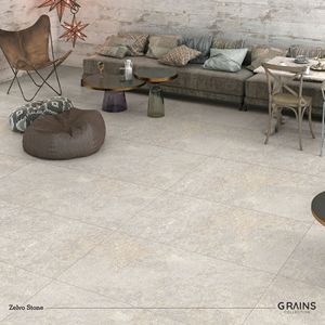 Baldosa de Porcelana Zelvo Stone GHR 600x1200mm, Imitación Piedra Mate, para Paredes y Pisos Interiores, Resistente a Ácidos, Antibacteriana, Antideslizante - Product Image 4