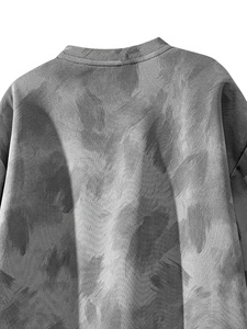 เสื้อยืดสตรีทแวร์พิมพ์ลายตามสั่ง ผ้าฝ้าย 100% ขายส่ง เสื้อยืดเปล่าเรียบๆ ทรงปกติ แขนสั้น สำหรับผู้ชายและผู้หญิง - Product Image 5